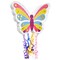 Small Pull String Butterfly Pinata, Fairy Party Decorations (16.5 x 13.0 x 3.0 In)